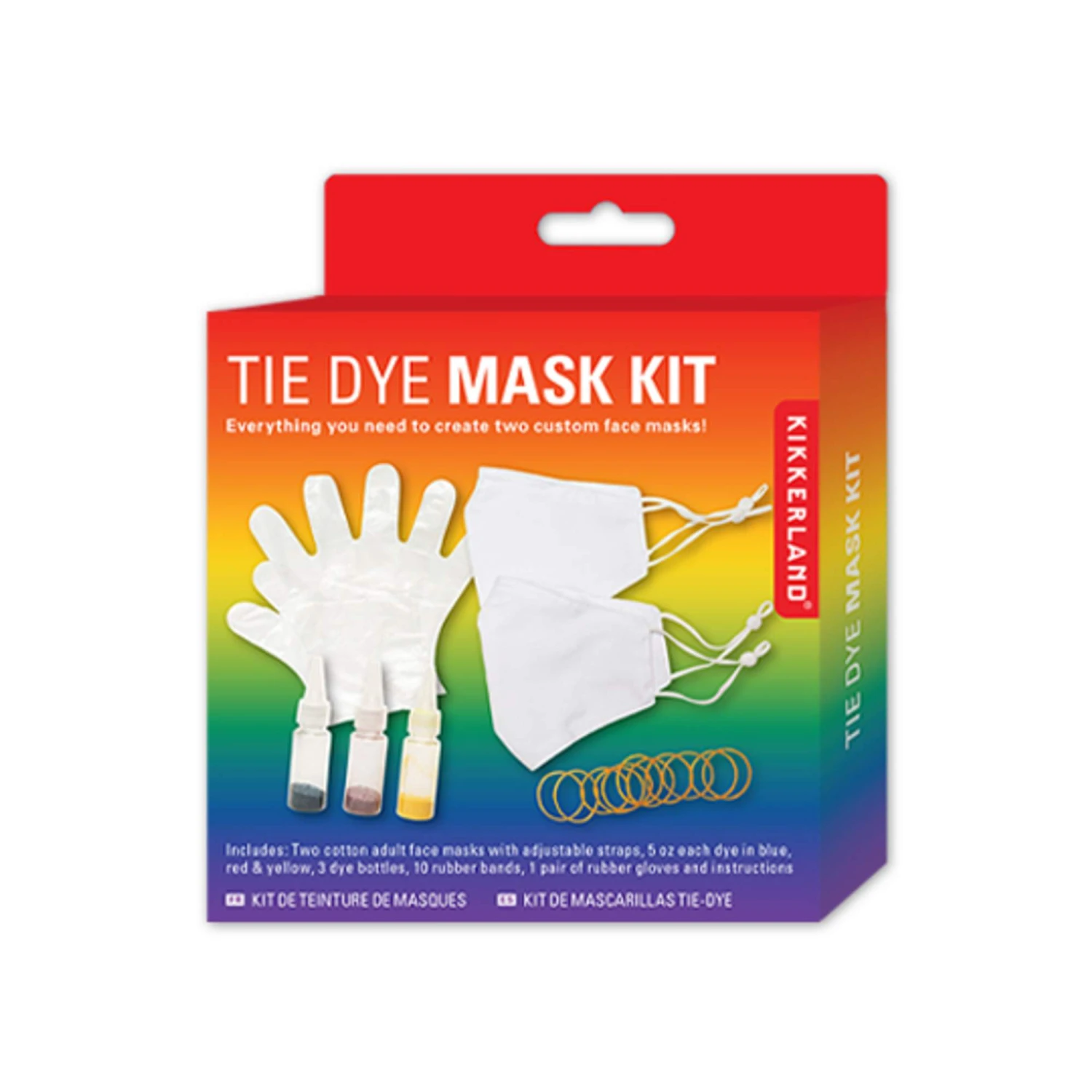 KIKKERLAND TIE DYE MASK KIT - Gesichtsmaske 4 KIKKERLAND TIE DYE MASK KIT - Gesichtsmaske – Bild 4