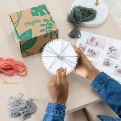 KIKKERLAND KNIT YOUR OWN PLANTER COVER KIT -Globetrotter Verkäufe 5637990665 d knit your own planter cover kit kikkerland 24