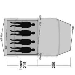 Outwell STARHILL 4A - Familienzelt -Globetrotter Verkäufe 5638031667 o starhill 4a outwell 24