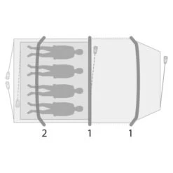 Outwell STARHILL 4A - Familienzelt -Globetrotter Verkäufe 5638031667 q starhill 4a outwell 24