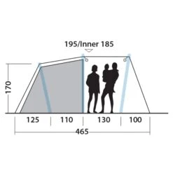 Outwell STARHILL 4A - Familienzelt -Globetrotter Verkäufe 5638031667 r starhill 4a outwell 24