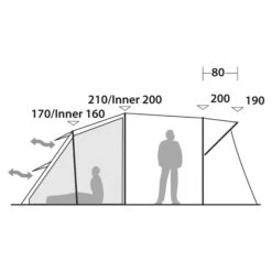Robens WOLF MOON TC 5XP - Familienzelt -Globetrotter Verkäufe 5638032237 i wolf moon tc 5xp robens 24