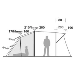 Robens WOLF MOON 5XP - Familienzelt -Globetrotter Verkäufe 5638037126 k wolf moon 5xp robens 24